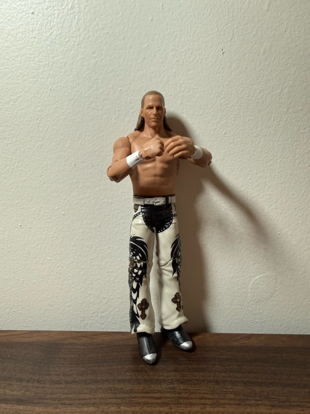 WWE Shawn Michaels HBK Figure Mattel White Gear